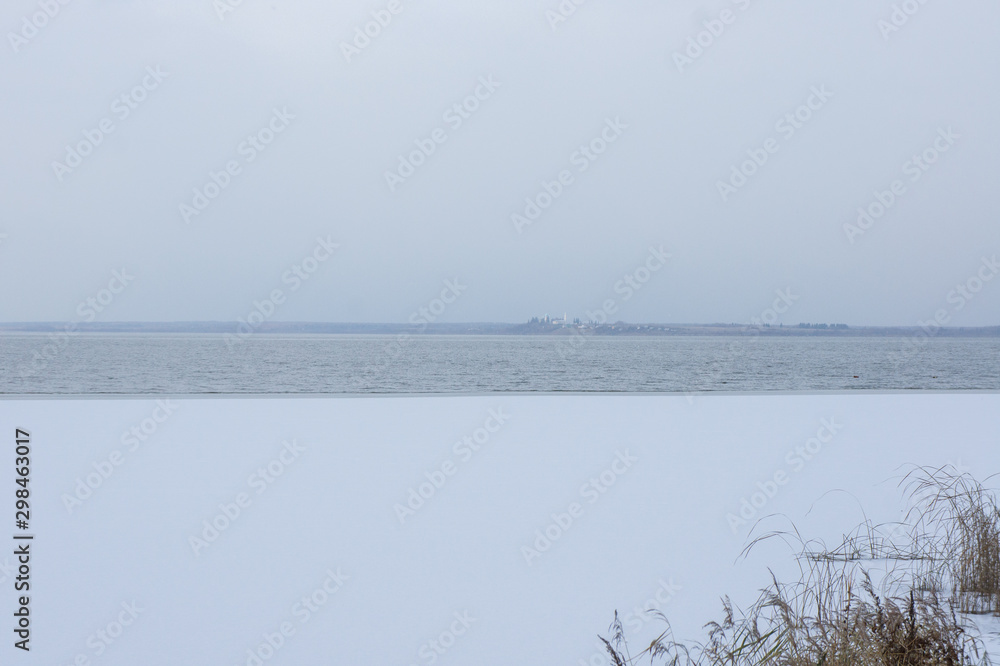 View of Lake Chukhloma. Kostroma region.