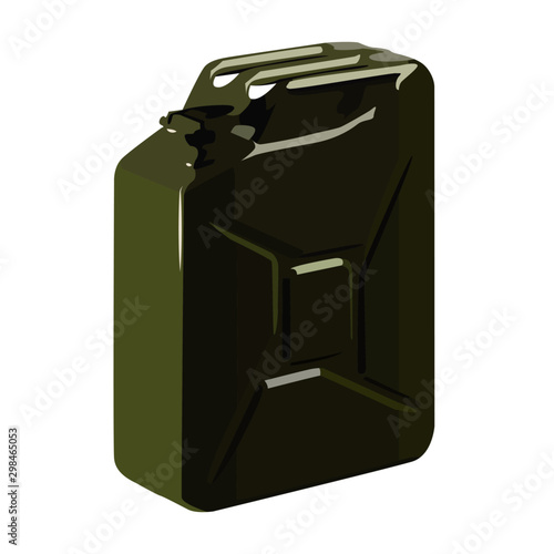 jerrycan realistic vector illustration isolated