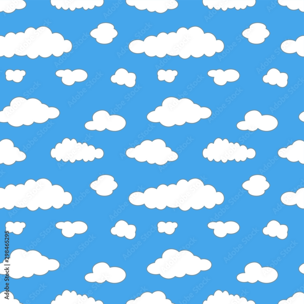 Cloud pattern blue sky vector Cloud pattern blue sky vector