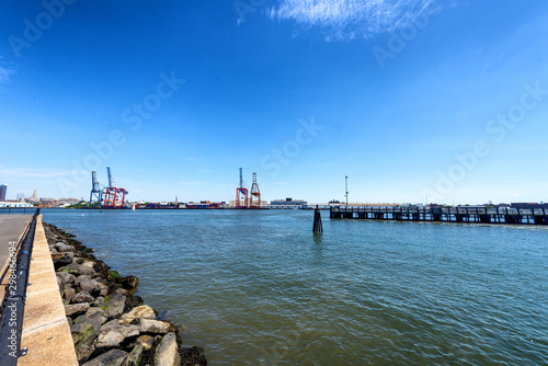 Panoramic view from Governors Island, NYC