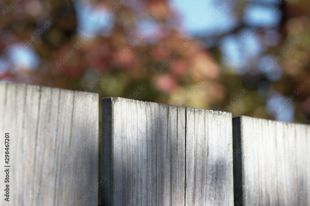 Wooden fence Wooden fence