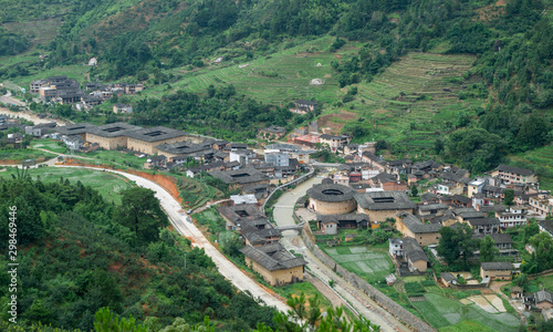 Fujian earthen buildings "Tulou" in southern China
