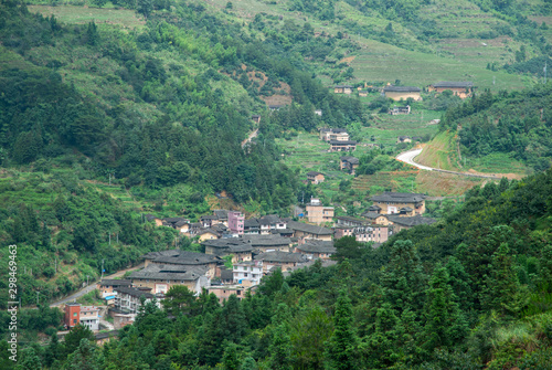 Fujian earthen buildings "Tulou" in southern China