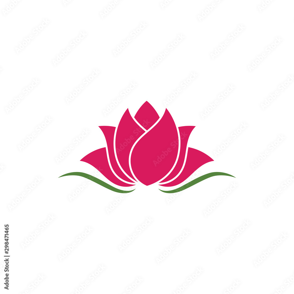 Beauty Vector Lotus flowers design logo Template Beauty Vector Lotus flowers design logo Template