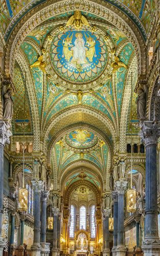 Basilica of Notre-Dame de Fourviere, Lyon, France © borisb17