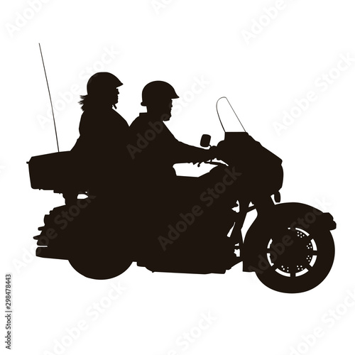 Motorcycle Rider Silhouette
