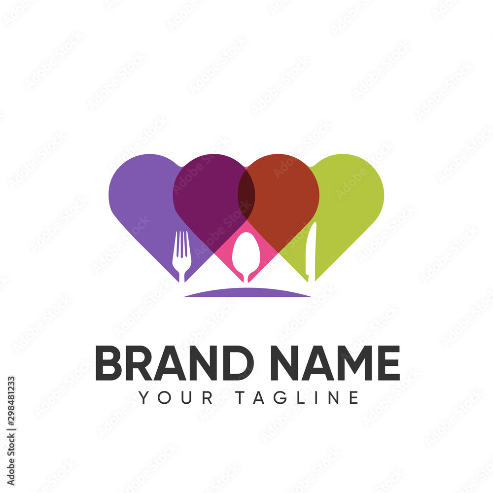 food & drink logo design vector template food & drink logo design vector template