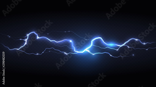 Photo Abstract background in the form of blue storm grid