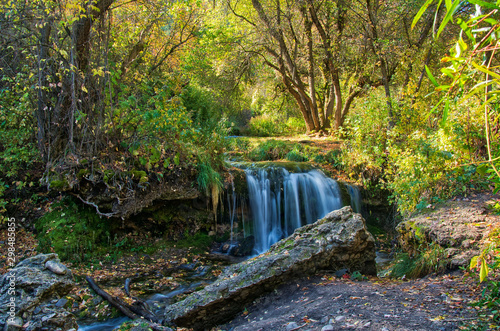 Autumn waterfall