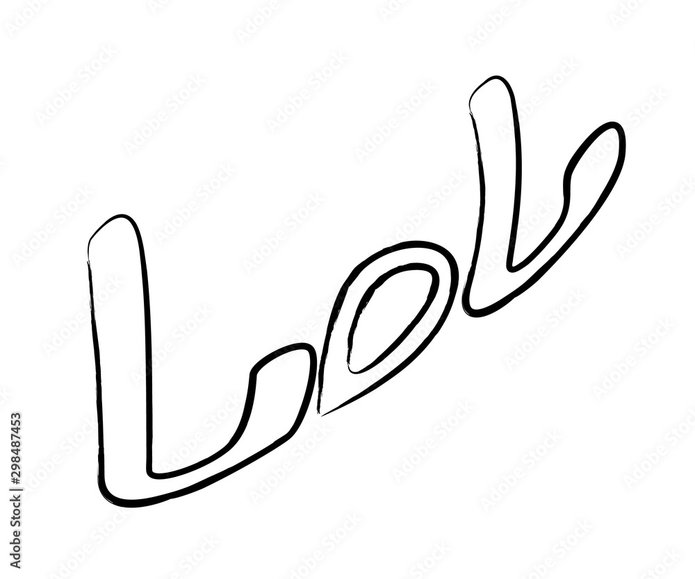 Hand drawn word. Brush pen Hand drawn word. Brush pen