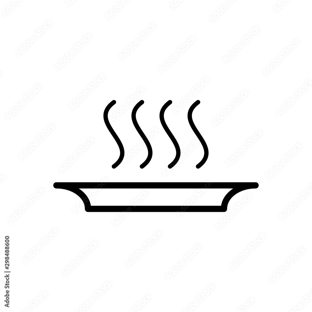 Plate of food icon Plate of food icon