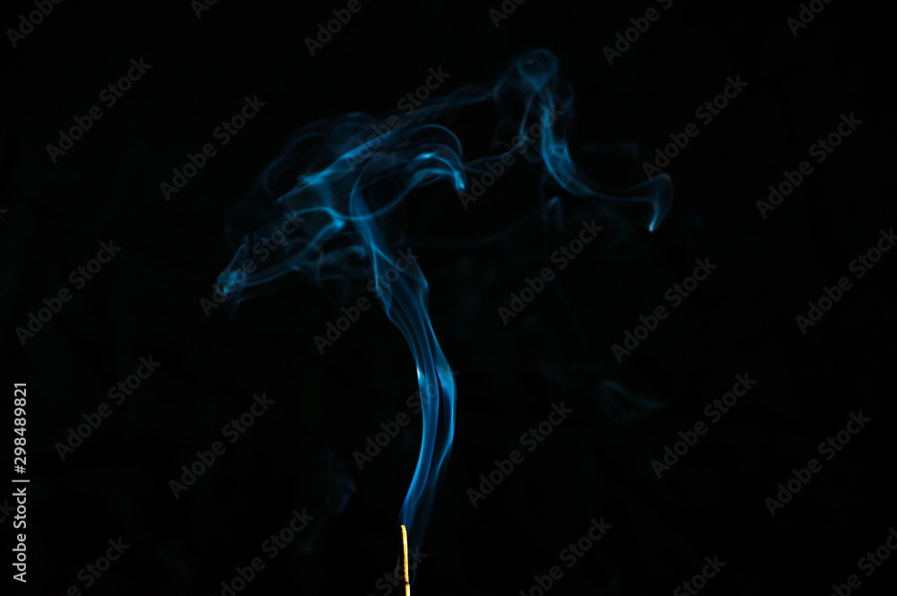 Smoke on a black background. Abstraction. Smoke on a black background. Abstraction.