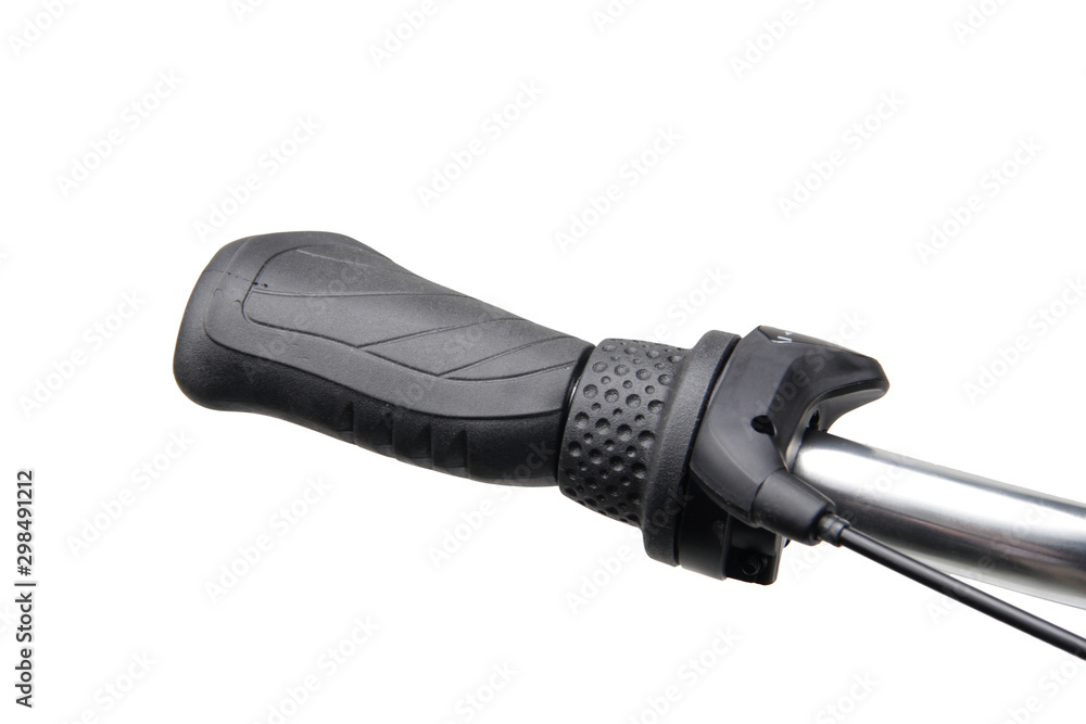 Isolated Bicycle Handle Grip and drive train Isolated Bicycle Handle Grip and drive train