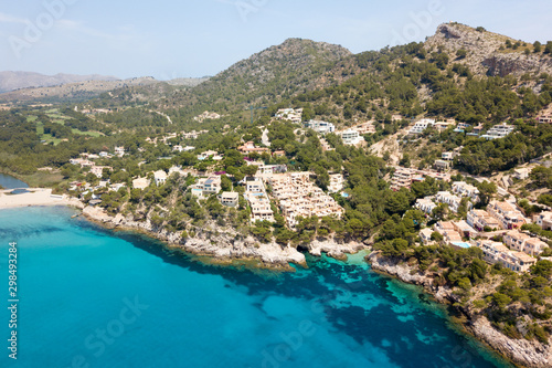 Bay near the town of Canyamel in Mallorca