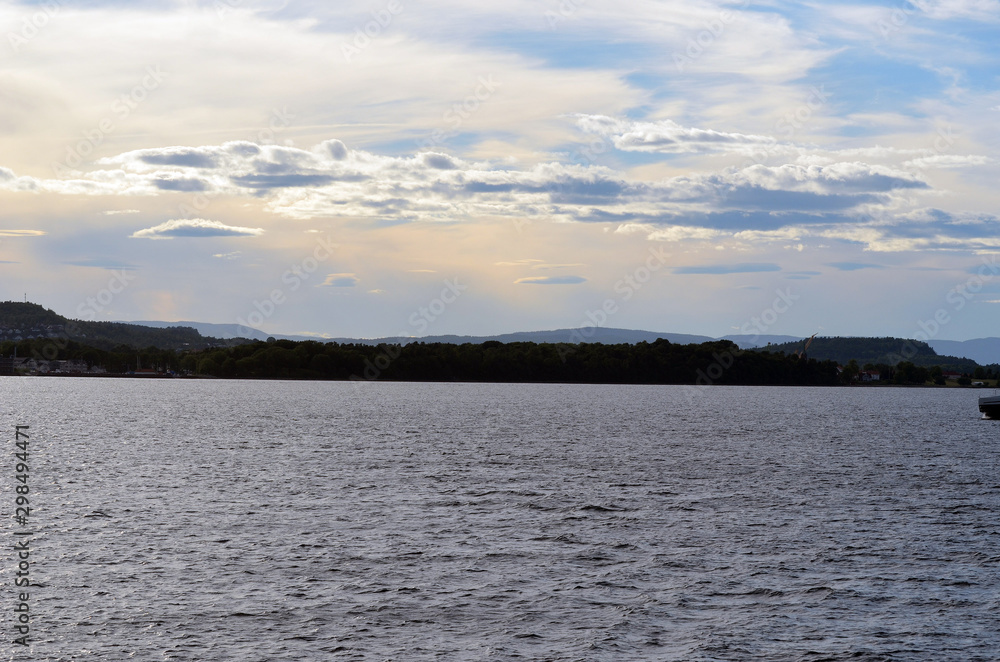 Travel by the Ferry from Horten to Moss connects Ostfold and Vestfold in Norway.