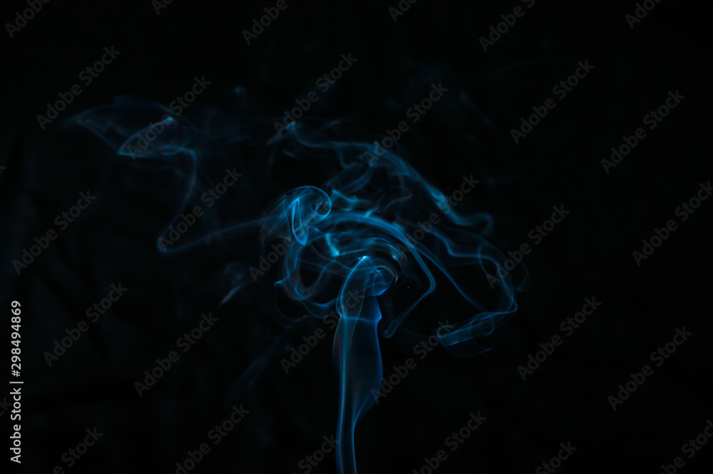Smoke on a black background. Abstraction. Smoke on a black background. Abstraction.