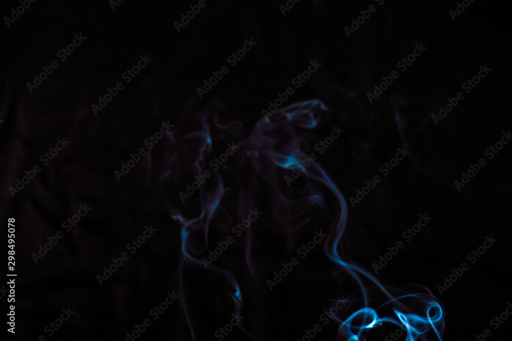 Smoke on a black background. Abstraction. Smoke on a black background. Abstraction.