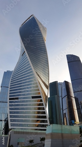 Canvas Print complex of buildings moscow city