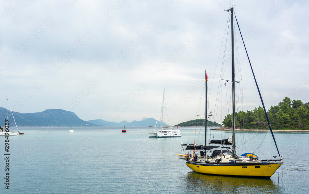 Croatia sailing boat trip.