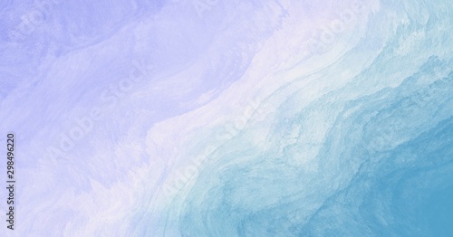 Abstract colorful watercolor paint pastel tone blue green violet purple background with liquid fluid texture for background, banner