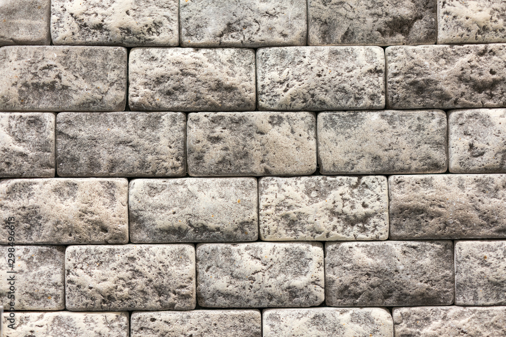 Gray wall background of concrete block texture Gray wall background of concrete block texture