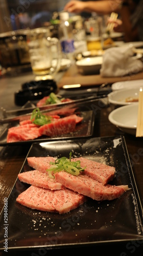 Japanese food, beef, wagyu bbq, Yakiniku