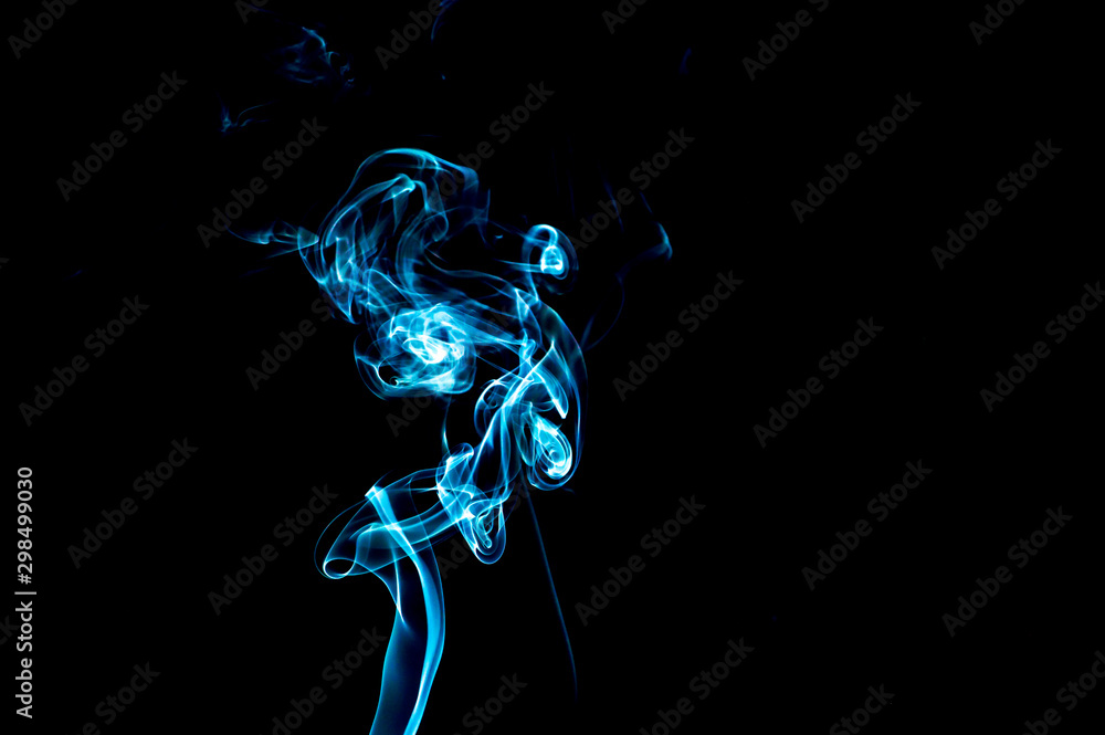 Smoke on a black background. Abstraction. Smoke on a black background. Abstraction.
