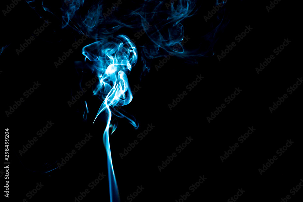 Smoke on a black background. Abstraction. Smoke on a black background. Abstraction.