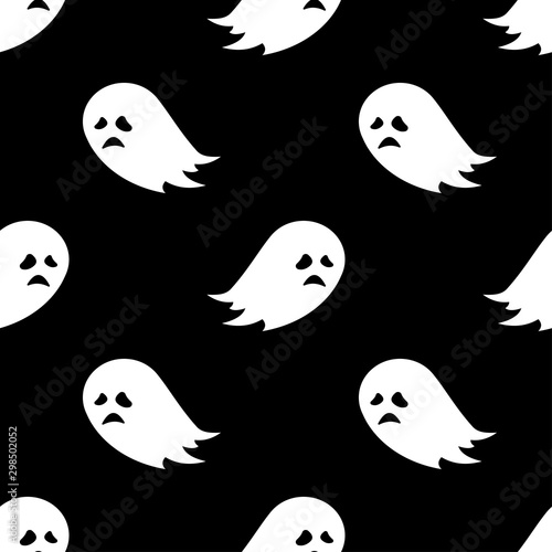 Ghost icons, Halloween seam...