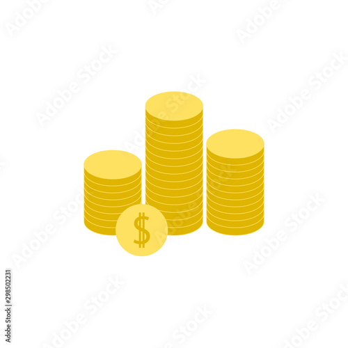 Dollar stack vector illustr...