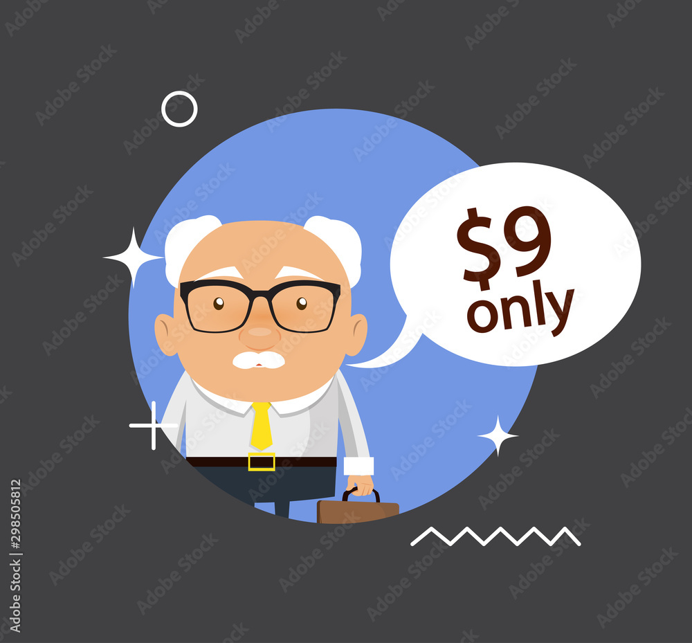 Old Boss Businessman - with price Old Boss Businessman - with price