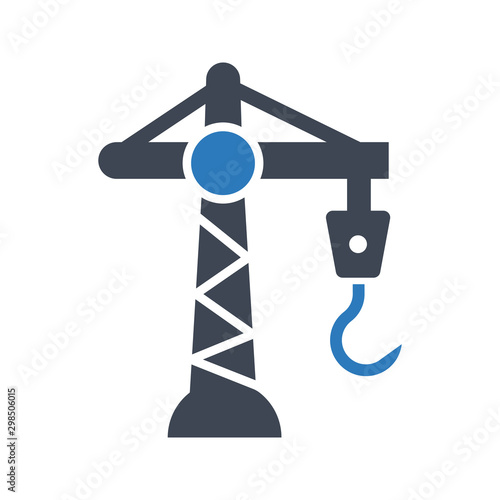 Tower crane icon