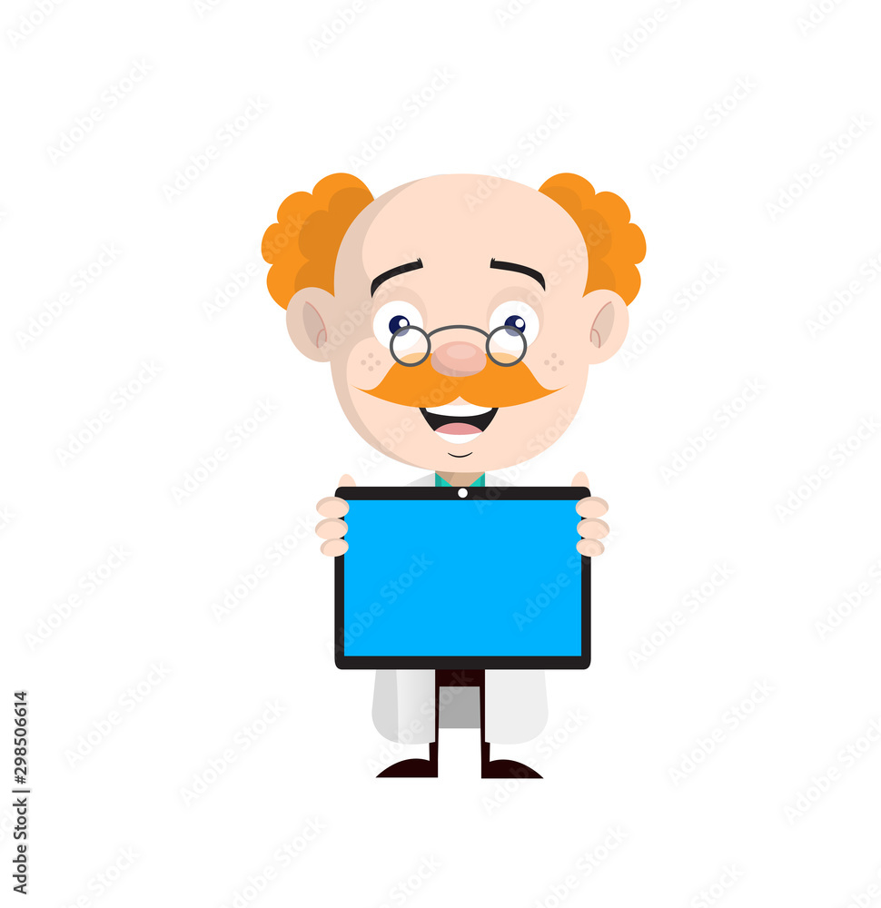 Medical Professional Doctor - Presenting a Tablet Medical Professional Doctor - Presenting a Tablet