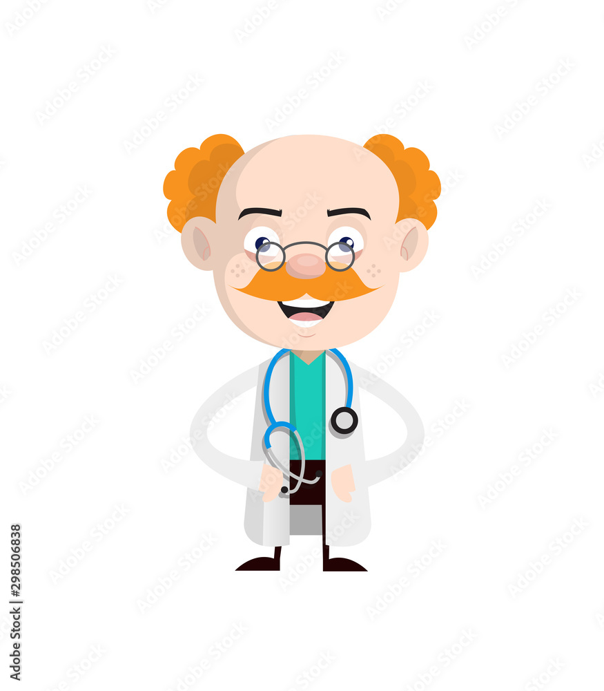 Medical Professional Doctor - in happy mood