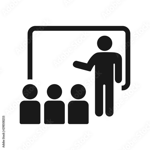 Vector image teacher icon. Classroom icon vector illustrations