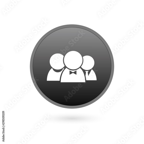 Free Download Group of people icon - teamwork or crowd - GFXLoad