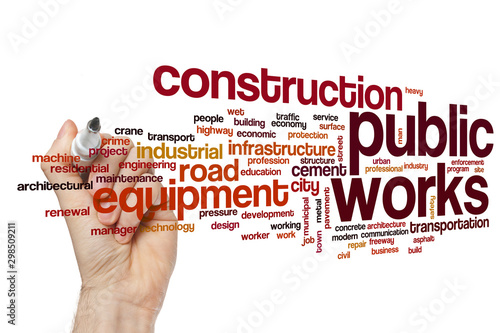 Public works word cloud