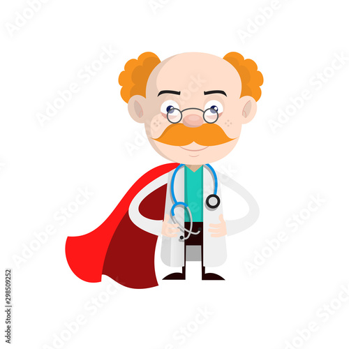 Medical Professional Doctor - In Super Hero Costume