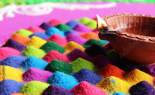 Diwalil Festival Diya