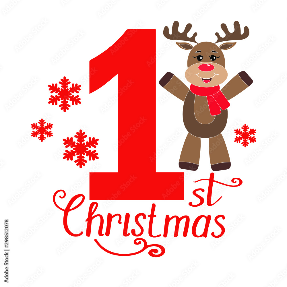 1st Christmas Svg 