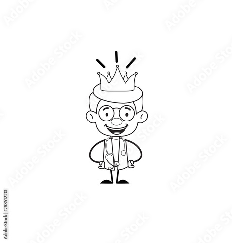Gynecologist Doctor - Wearing a Crown