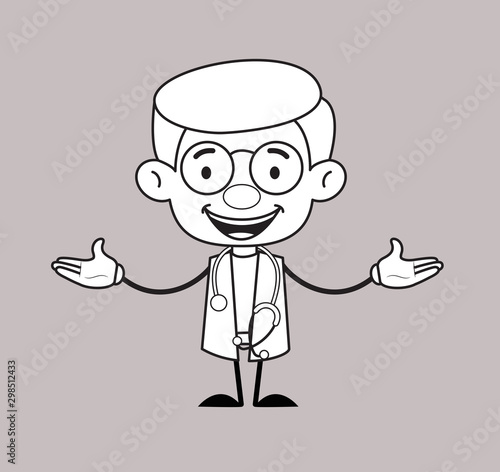Gynecologist Doctor - Standing in Presenting Pose