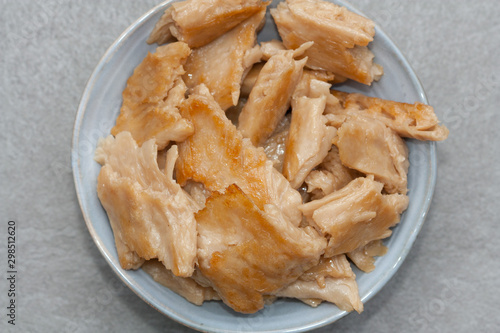 Plant based meat. Fried chicken made of soy.