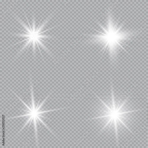 Merry Christmas. golden fire on a transparent background, golden dusty stars. vector illustrator