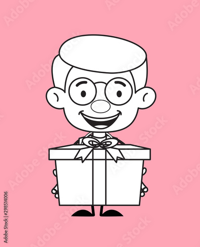 Gynecologist Doctor - Presenting a Gift Box