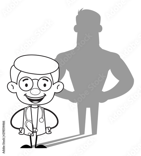 Gynecologist Doctor - Standing in Positive Attitude