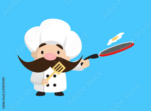 Funny Short Chef - Preparing Food