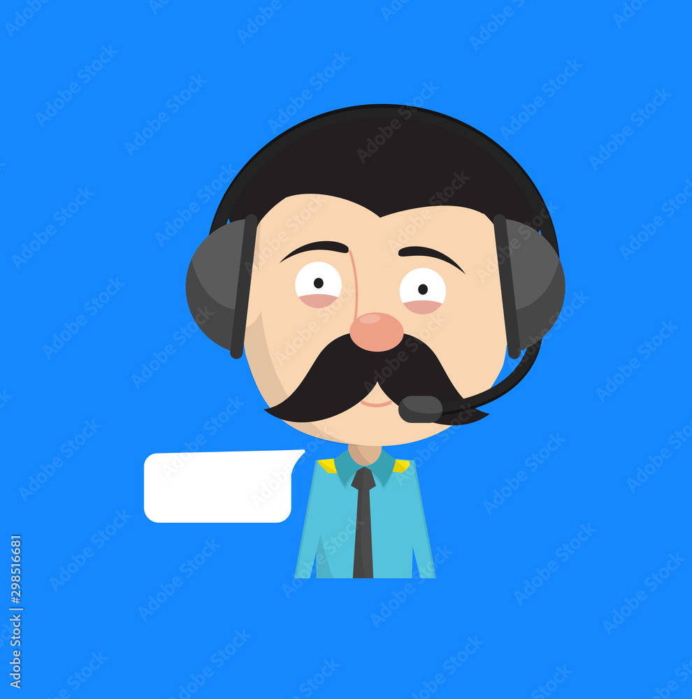 Funny Policeman Cop - Providing a Customer Service Funny Policeman Cop - Providing a Customer Service