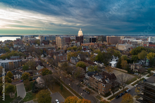 Madison isthmus and capitol