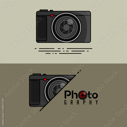 Pocket Compact Camera Cartoon Design